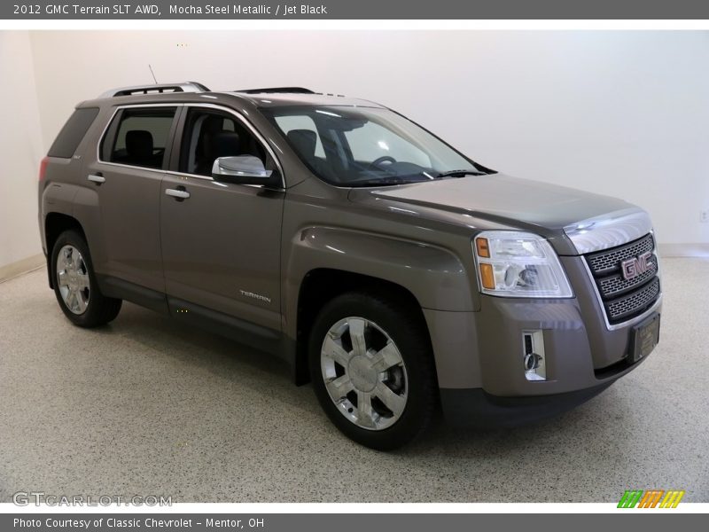 Mocha Steel Metallic / Jet Black 2012 GMC Terrain SLT AWD