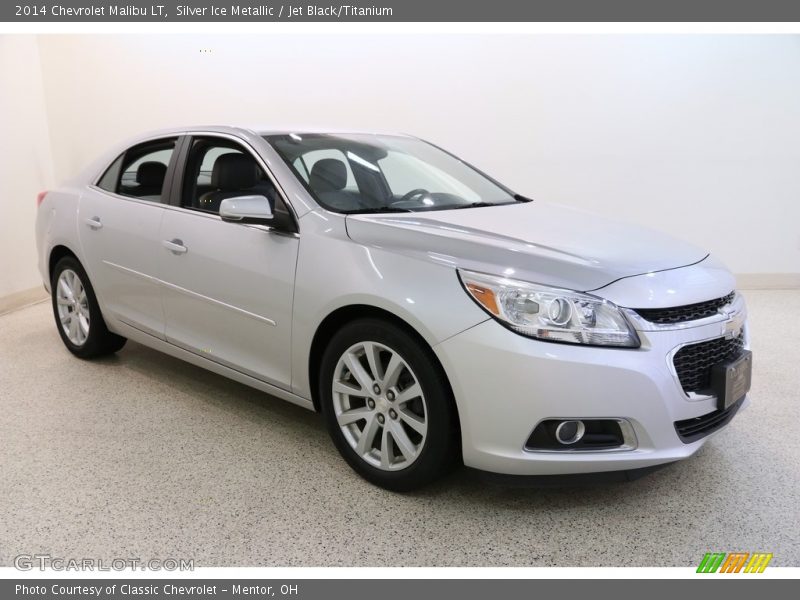 Silver Ice Metallic / Jet Black/Titanium 2014 Chevrolet Malibu LT