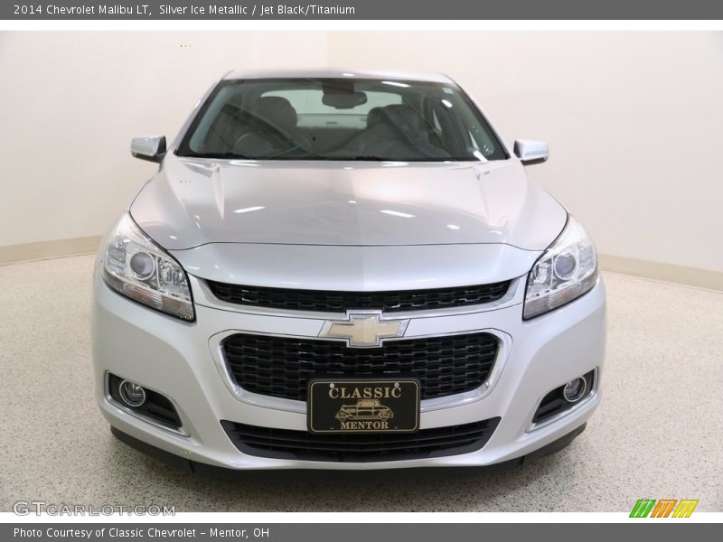 Silver Ice Metallic / Jet Black/Titanium 2014 Chevrolet Malibu LT