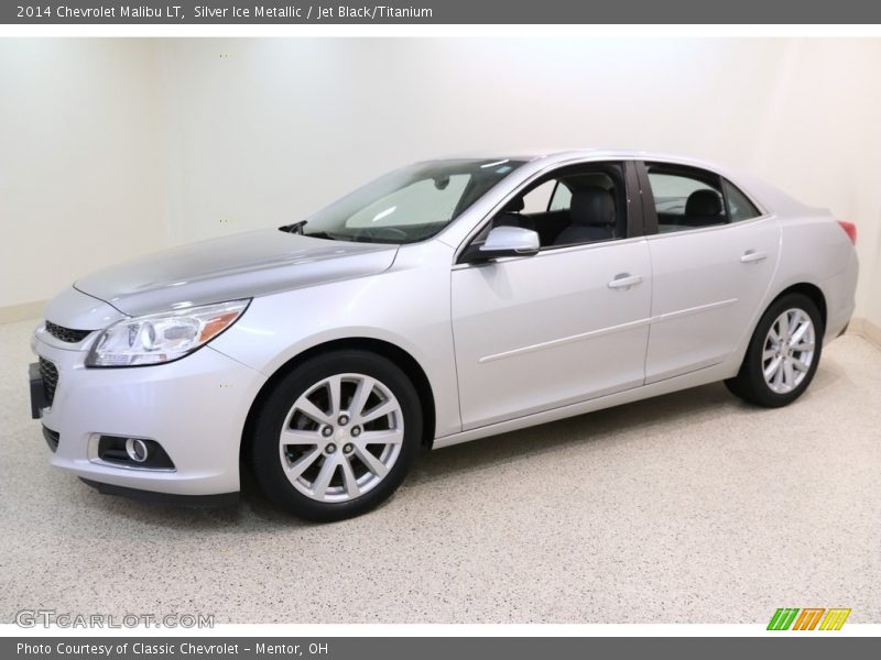 Silver Ice Metallic / Jet Black/Titanium 2014 Chevrolet Malibu LT