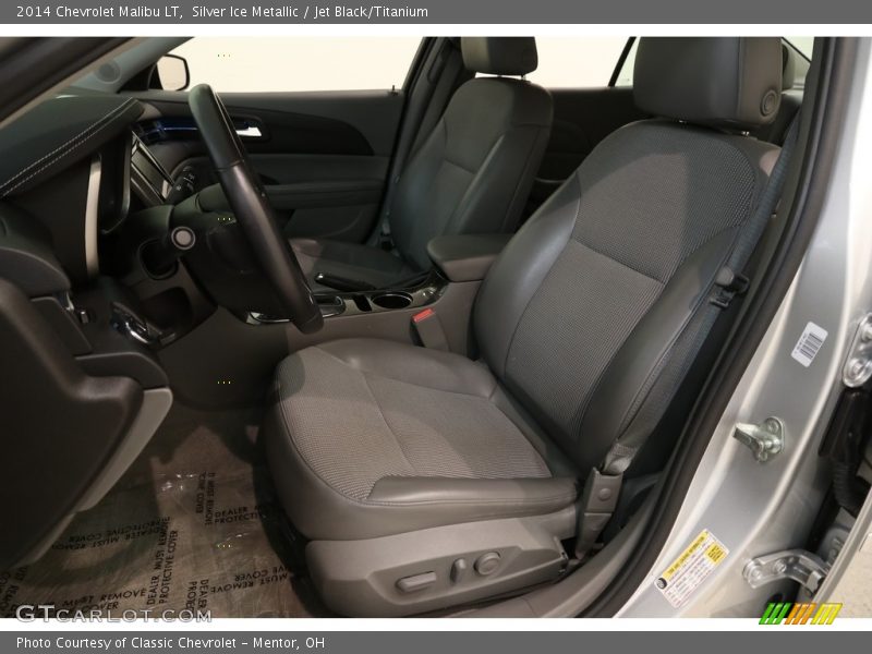 Silver Ice Metallic / Jet Black/Titanium 2014 Chevrolet Malibu LT