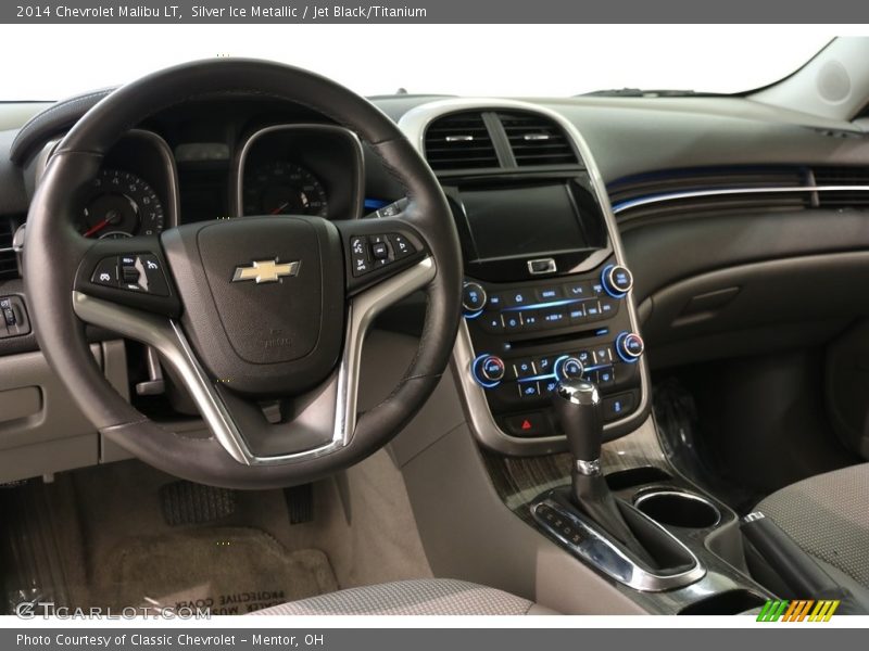 Silver Ice Metallic / Jet Black/Titanium 2014 Chevrolet Malibu LT