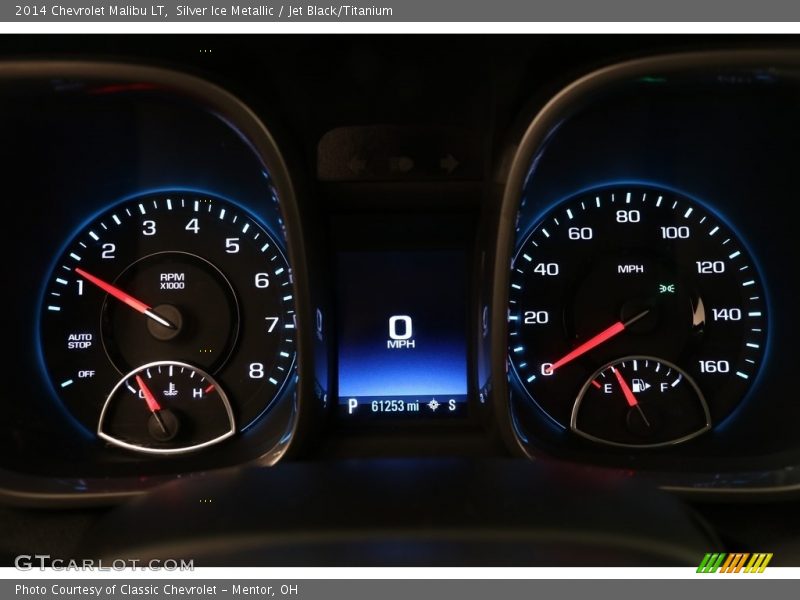 Silver Ice Metallic / Jet Black/Titanium 2014 Chevrolet Malibu LT