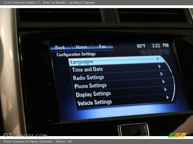 Silver Ice Metallic / Jet Black/Titanium 2014 Chevrolet Malibu LT
