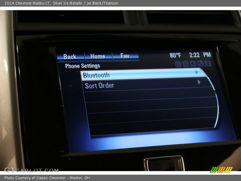 Silver Ice Metallic / Jet Black/Titanium 2014 Chevrolet Malibu LT
