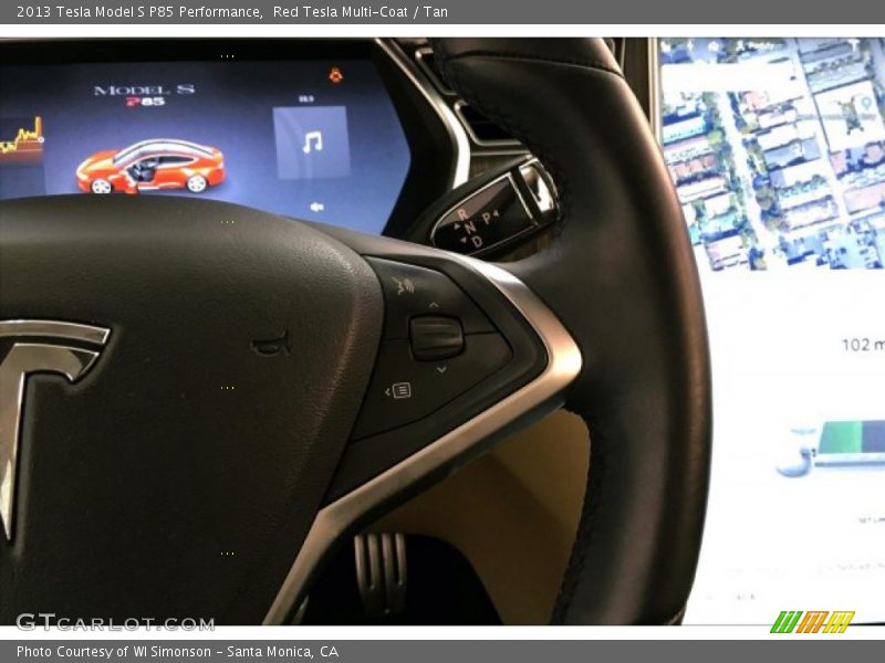  2013 Model S P85 Performance Steering Wheel