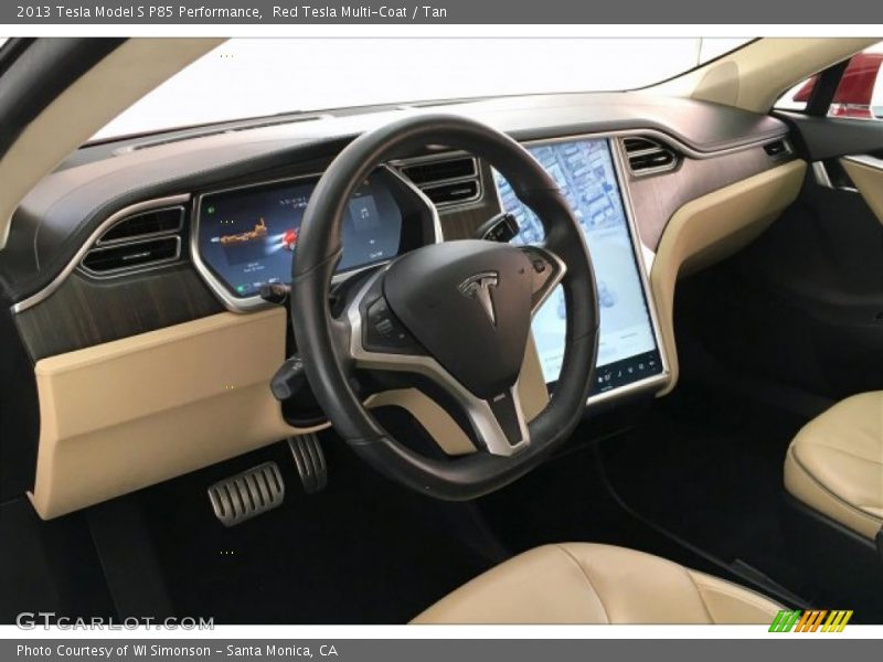  2013 Model S P85 Performance Steering Wheel