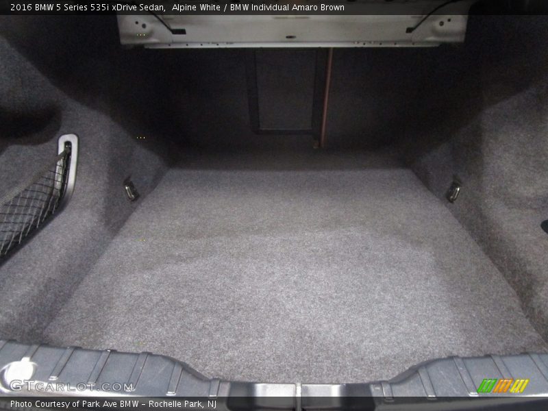 Alpine White / BMW Individual Amaro Brown 2016 BMW 5 Series 535i xDrive Sedan