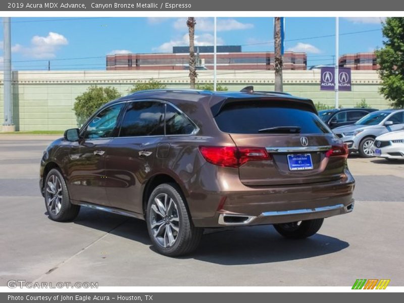 Canyon Bronze Metallic / Espresso 2019 Acura MDX Advance