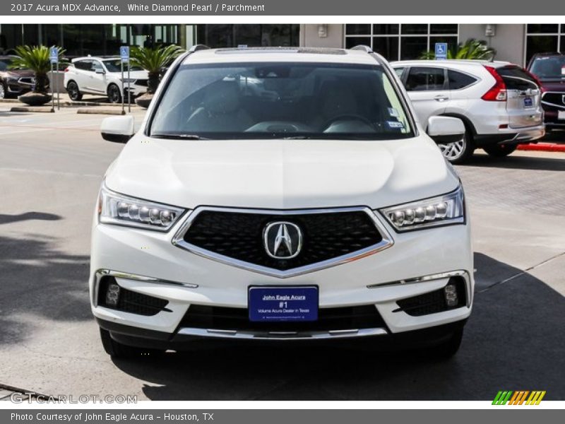 White Diamond Pearl / Parchment 2017 Acura MDX Advance