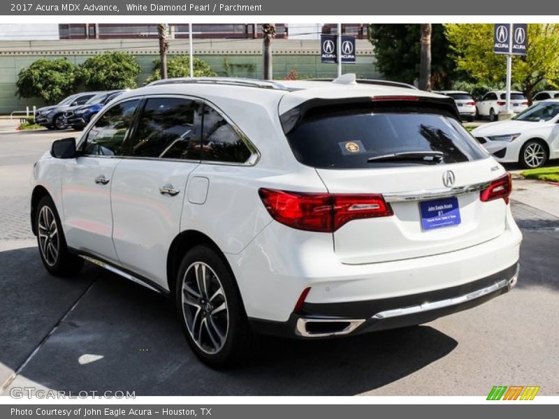 White Diamond Pearl / Parchment 2017 Acura MDX Advance
