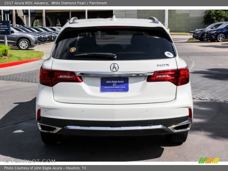 White Diamond Pearl / Parchment 2017 Acura MDX Advance