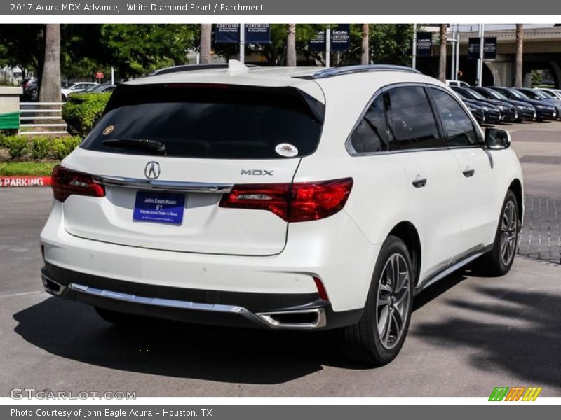 White Diamond Pearl / Parchment 2017 Acura MDX Advance