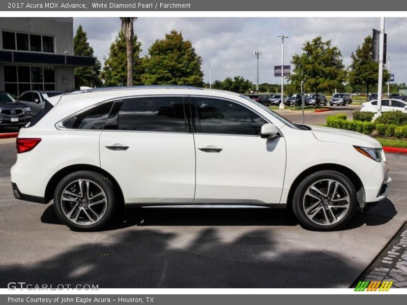 White Diamond Pearl / Parchment 2017 Acura MDX Advance