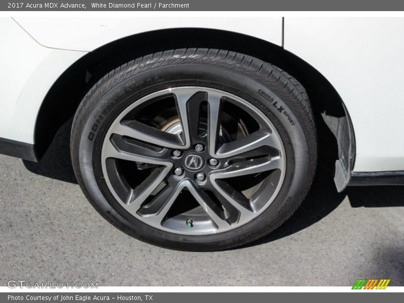White Diamond Pearl / Parchment 2017 Acura MDX Advance