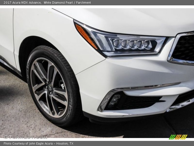 White Diamond Pearl / Parchment 2017 Acura MDX Advance