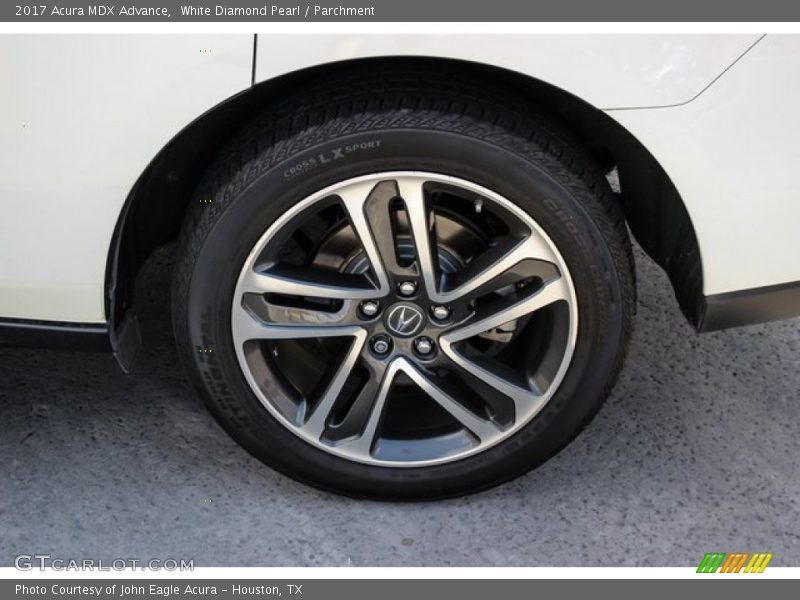 White Diamond Pearl / Parchment 2017 Acura MDX Advance