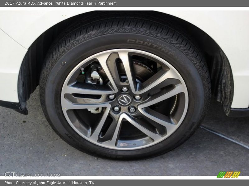 White Diamond Pearl / Parchment 2017 Acura MDX Advance