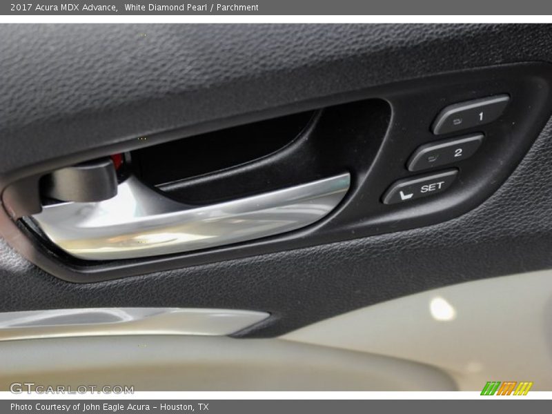 White Diamond Pearl / Parchment 2017 Acura MDX Advance
