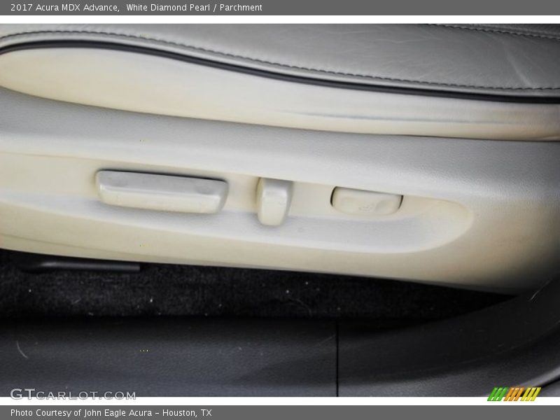 White Diamond Pearl / Parchment 2017 Acura MDX Advance