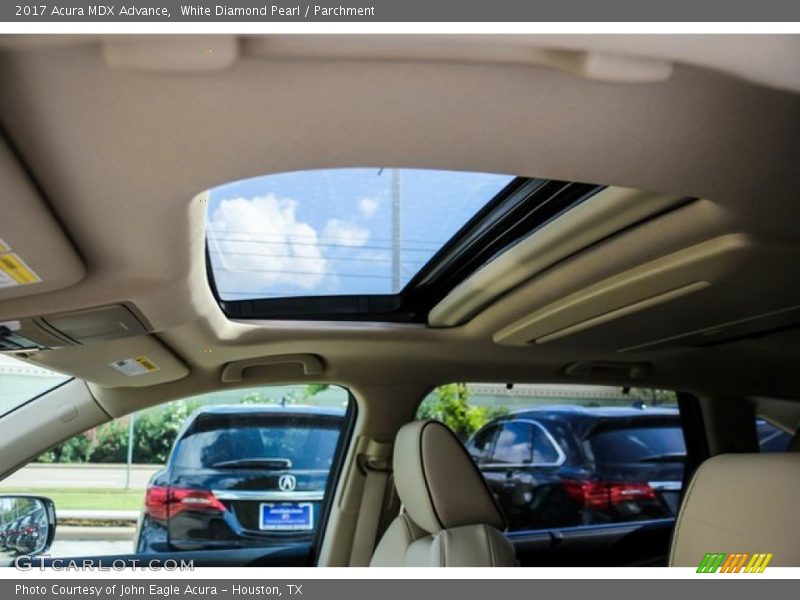 White Diamond Pearl / Parchment 2017 Acura MDX Advance