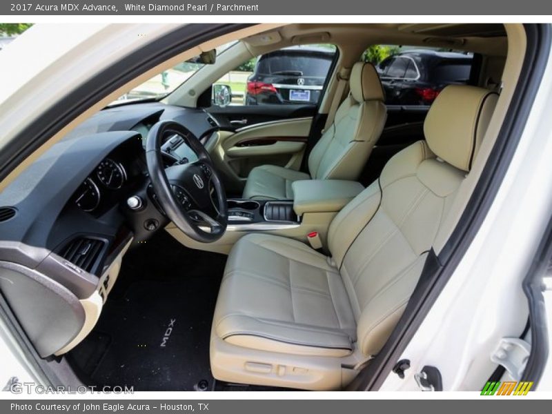 White Diamond Pearl / Parchment 2017 Acura MDX Advance