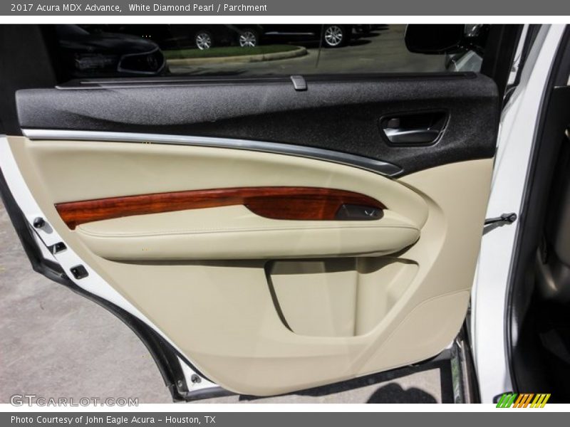 White Diamond Pearl / Parchment 2017 Acura MDX Advance