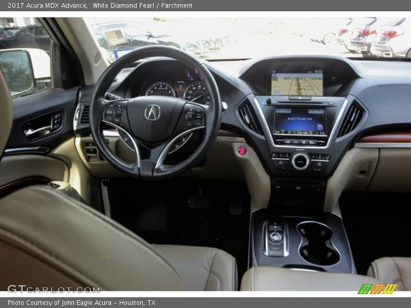 White Diamond Pearl / Parchment 2017 Acura MDX Advance