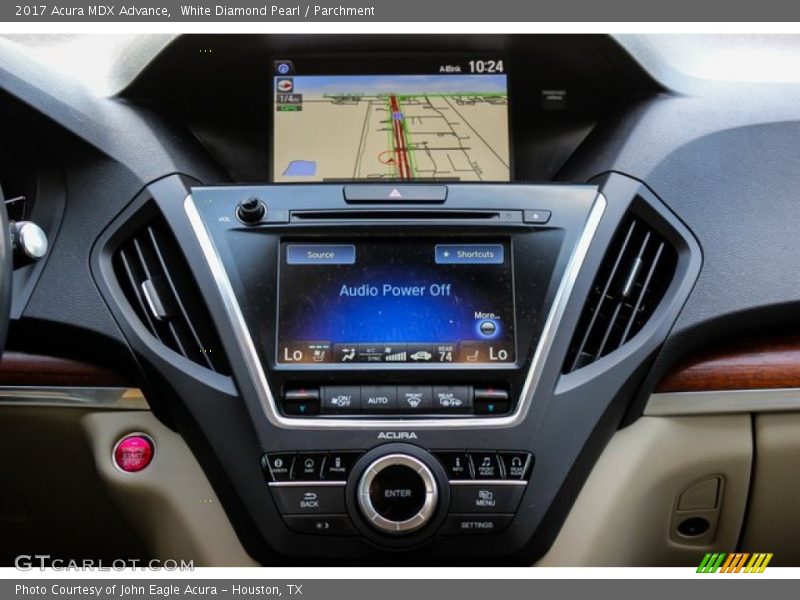 White Diamond Pearl / Parchment 2017 Acura MDX Advance