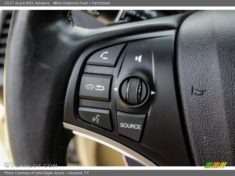 White Diamond Pearl / Parchment 2017 Acura MDX Advance