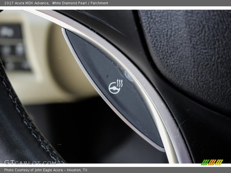White Diamond Pearl / Parchment 2017 Acura MDX Advance