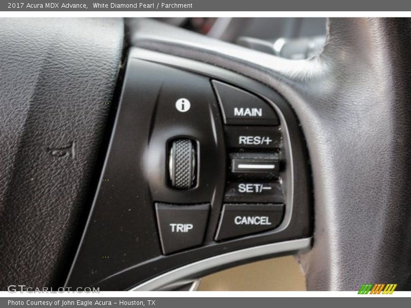 White Diamond Pearl / Parchment 2017 Acura MDX Advance