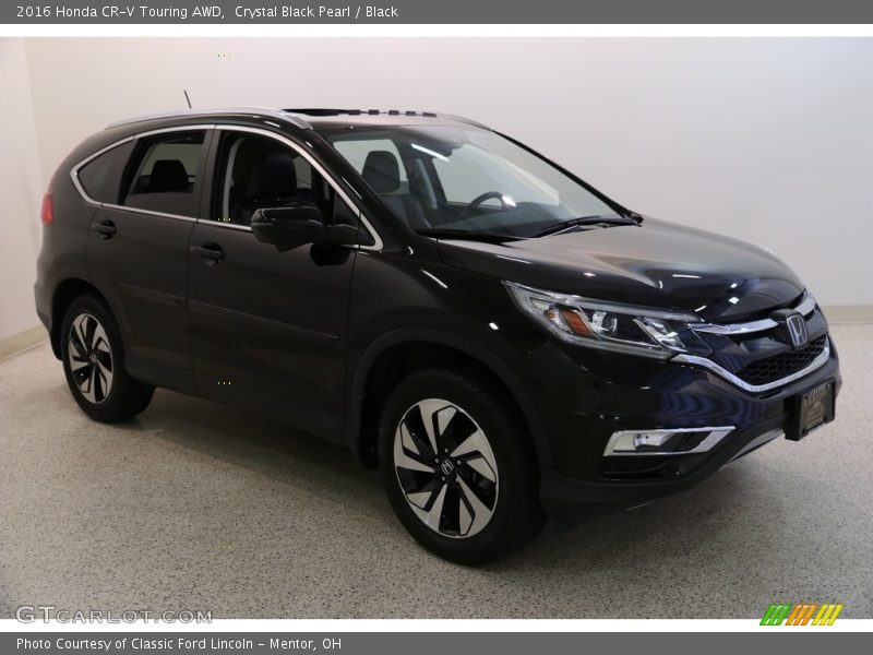 Crystal Black Pearl / Black 2016 Honda CR-V Touring AWD