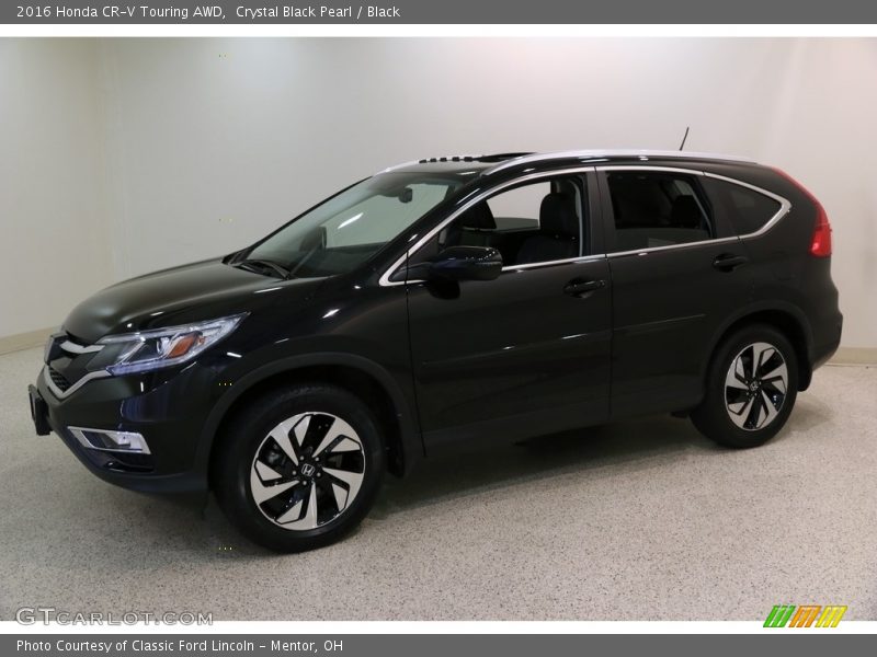 Crystal Black Pearl / Black 2016 Honda CR-V Touring AWD
