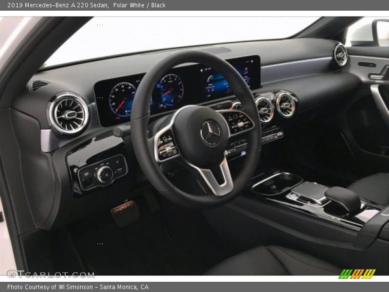 Polar White / Black 2019 Mercedes-Benz A 220 Sedan