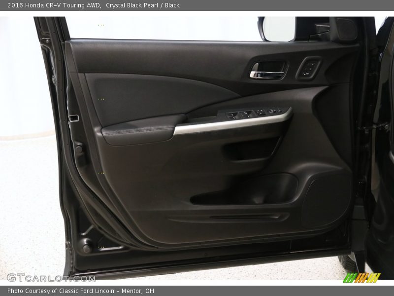 Crystal Black Pearl / Black 2016 Honda CR-V Touring AWD