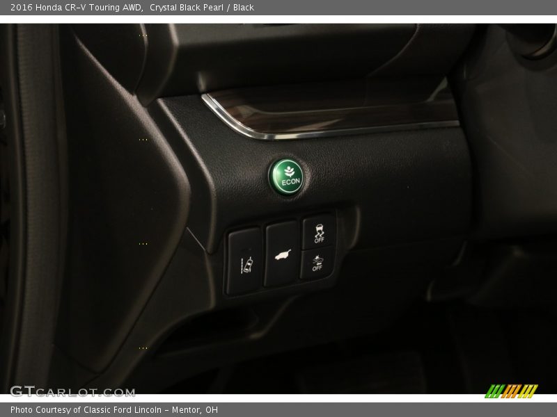 Crystal Black Pearl / Black 2016 Honda CR-V Touring AWD