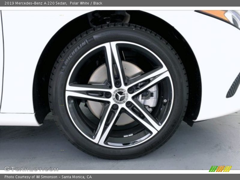 Polar White / Black 2019 Mercedes-Benz A 220 Sedan