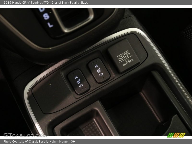 Crystal Black Pearl / Black 2016 Honda CR-V Touring AWD