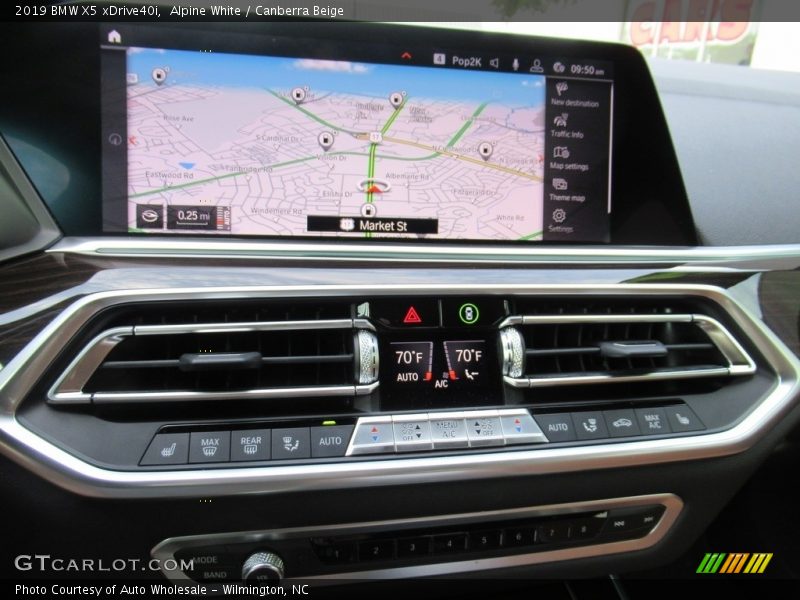 Alpine White / Canberra Beige 2019 BMW X5 xDrive40i