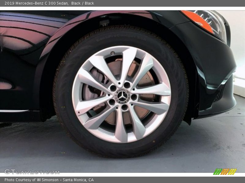Black / Black 2019 Mercedes-Benz C 300 Sedan