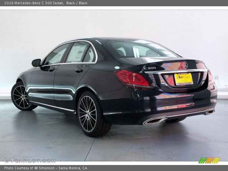 Black / Black 2019 Mercedes-Benz C 300 Sedan