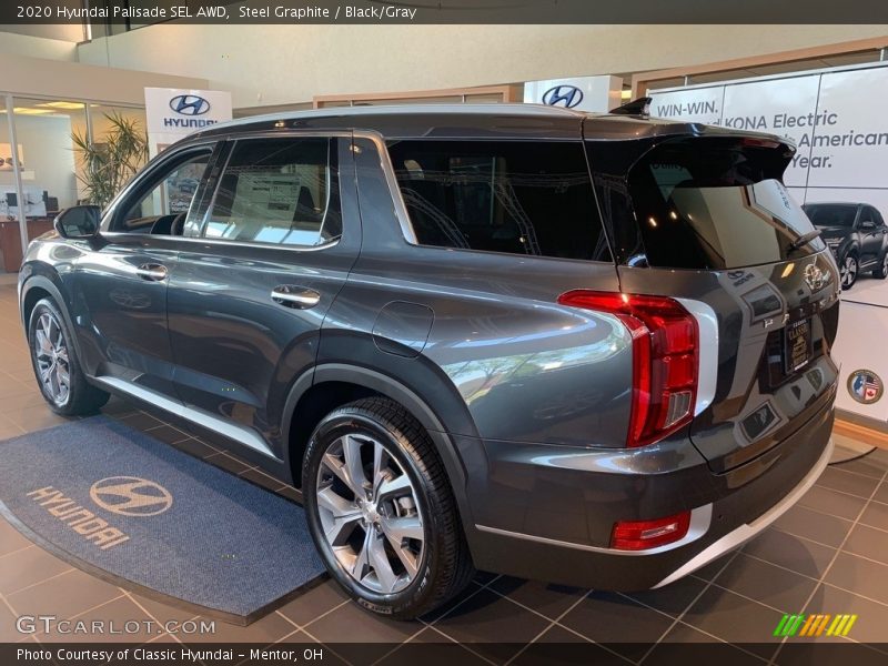 Steel Graphite / Black/Gray 2020 Hyundai Palisade SEL AWD