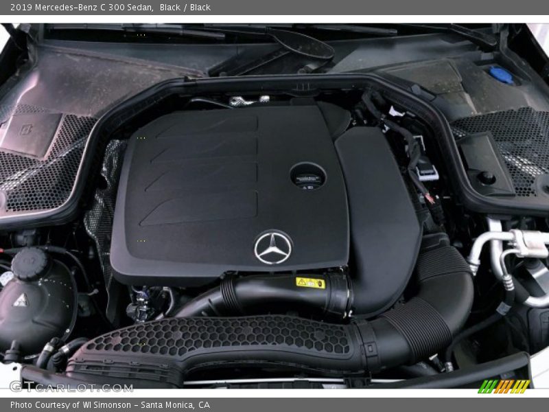 Black / Black 2019 Mercedes-Benz C 300 Sedan