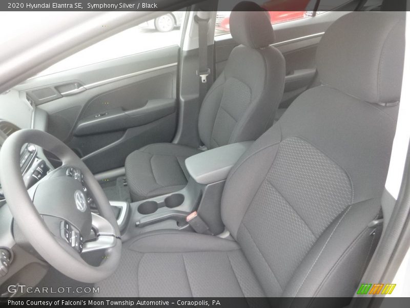 Symphony Silver / Black 2020 Hyundai Elantra SE