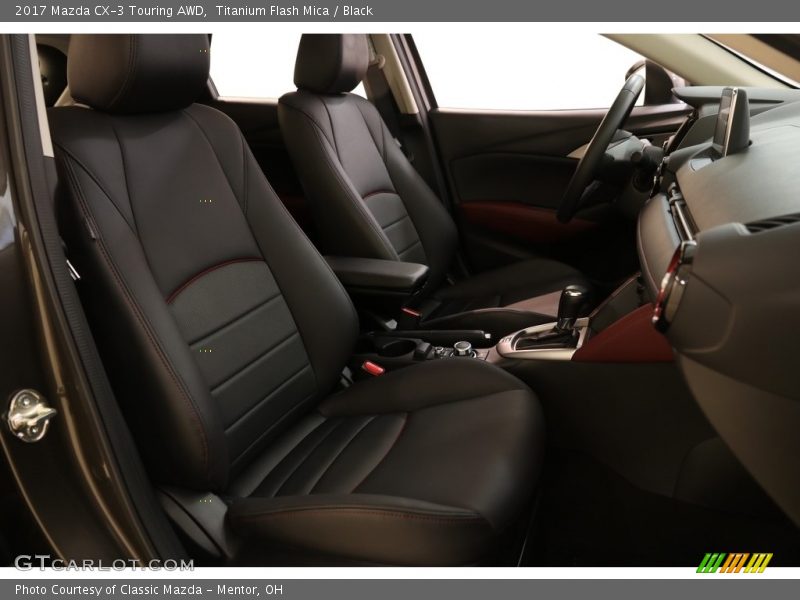 Titanium Flash Mica / Black 2017 Mazda CX-3 Touring AWD