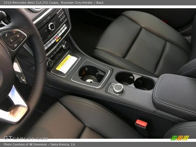 Mountain Grey Metallic / Black 2019 Mercedes-Benz CLA 250 Coupe