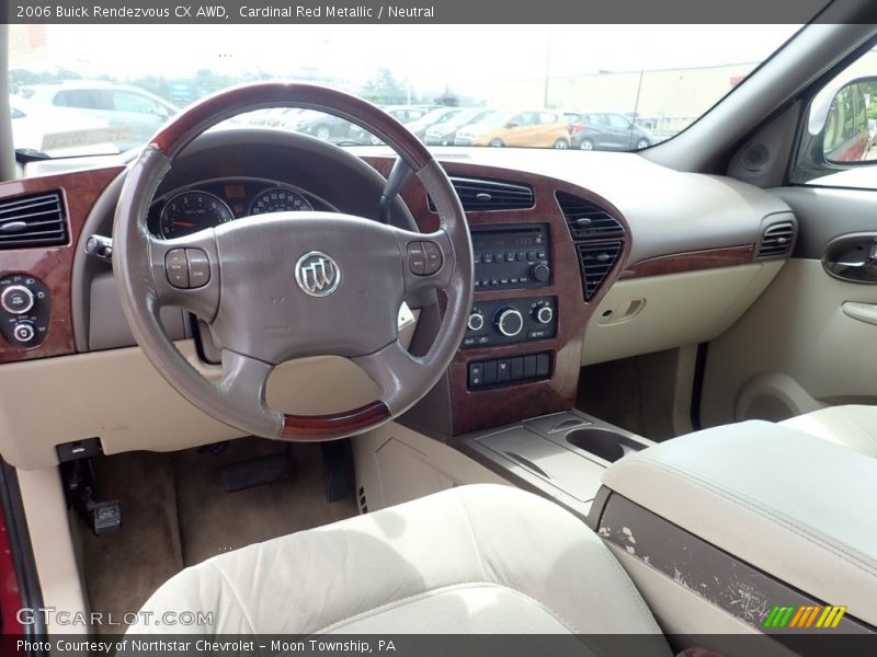 Cardinal Red Metallic / Neutral 2006 Buick Rendezvous CX AWD