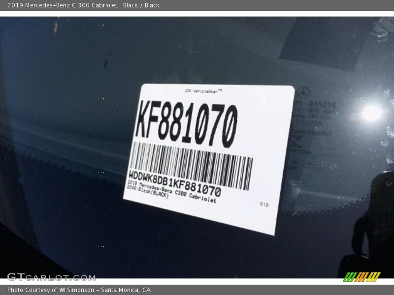 Black / Black 2019 Mercedes-Benz C 300 Cabriolet