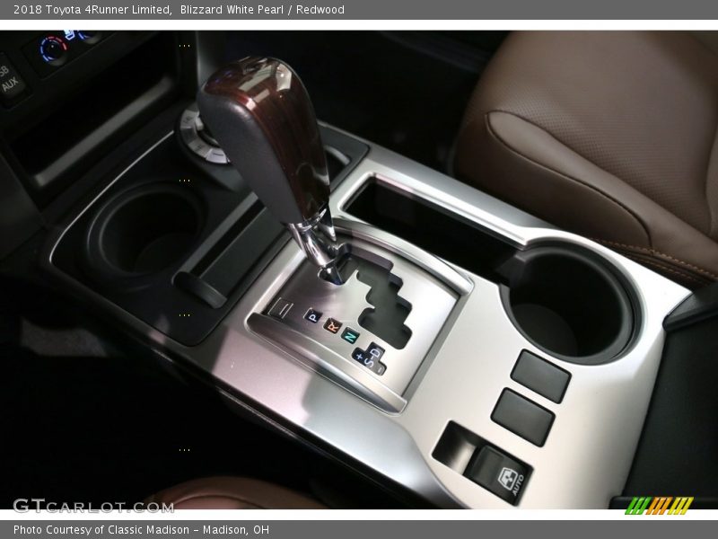 Blizzard White Pearl / Redwood 2018 Toyota 4Runner Limited